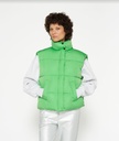10 days padded vest Apple green