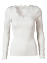 Rosemunde top long sleeves white