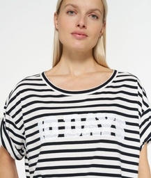 10 days tee stripes sequins