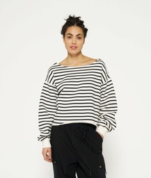 10 days cropped sweater stripes