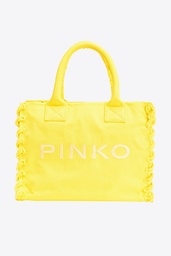 [100782 A1WQ] Pinko Beach shopping jaune