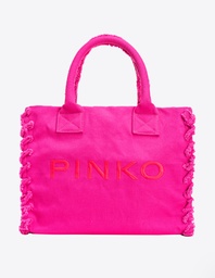 [PE2024 100782 A1WQ] Pinko Beach shopping pink