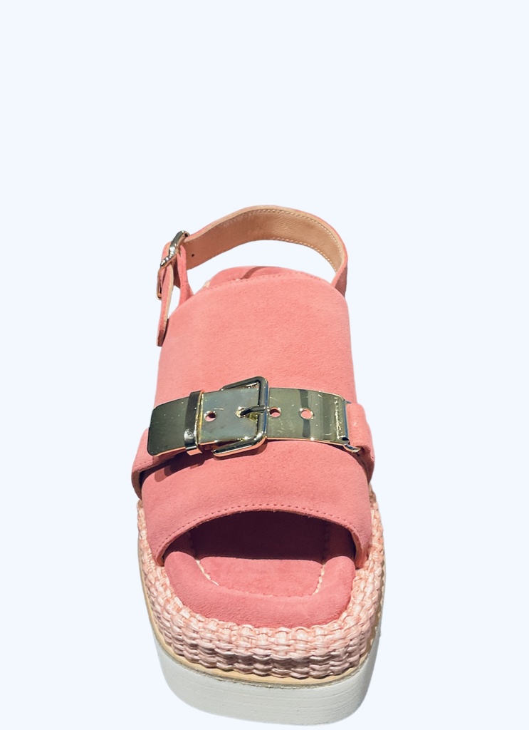 Laura Bellariva sandalo rafia rosa