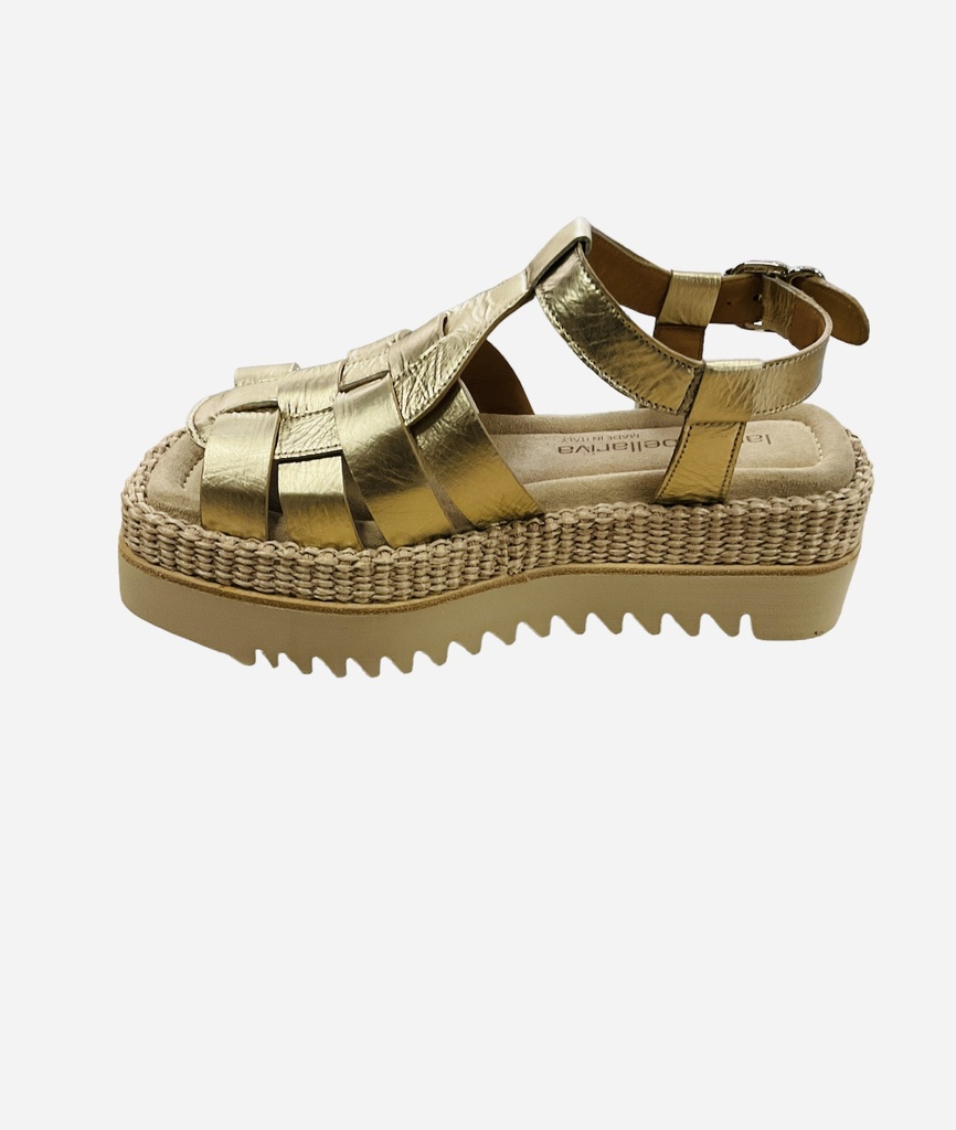 Laura Bellariva sandal spartiate gold