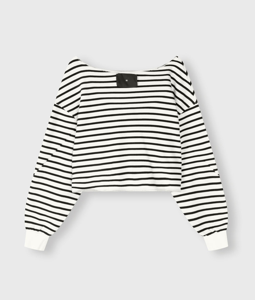10 days cropped sweater stripes