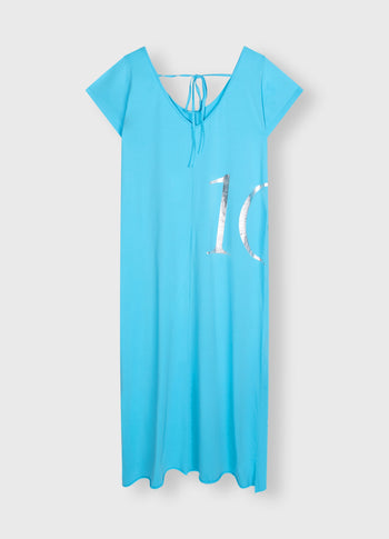 10 days Beach dress blue